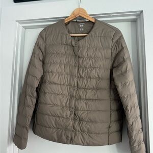 Uniqlo Women's Brown Puffer Jacket